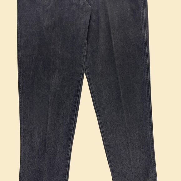 90s size 16T Gitano jeans, vintage black high rise womens denim cotton pants - Picture 8 of 9